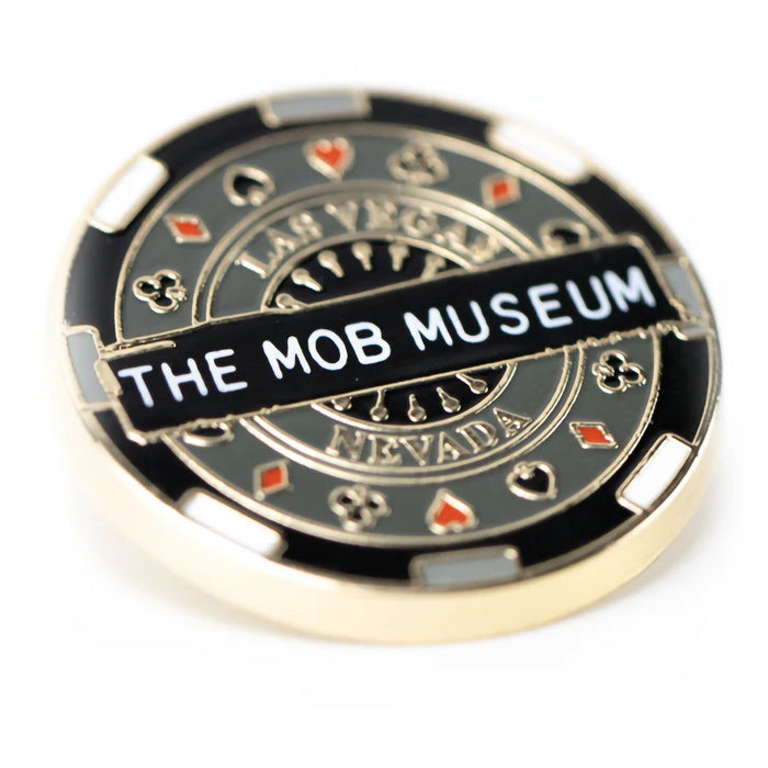 The Mob Museum Las Vegas Poker Chip Collectable Pin