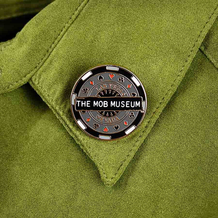The Mob Museum Las Vegas Poker Chip Collectable Pin