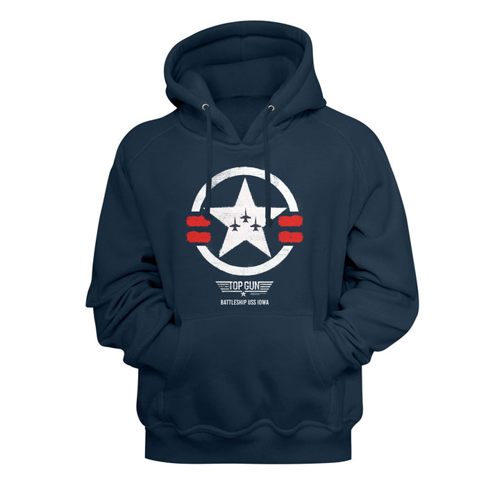 Battleship IOWA Top Gun Hooded Sweatshirt