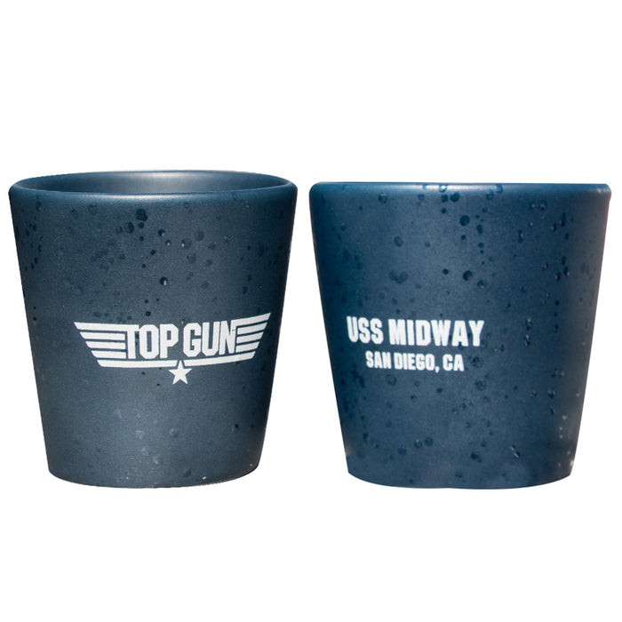 Top Gun USS Midway Logo Shot Glass