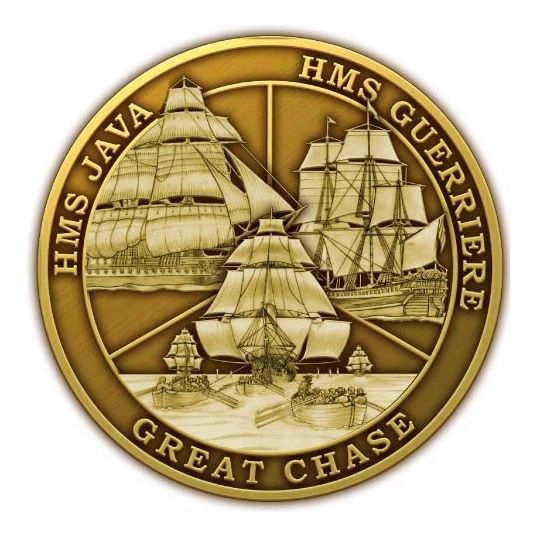 USS Constitution Great Chase Medallion