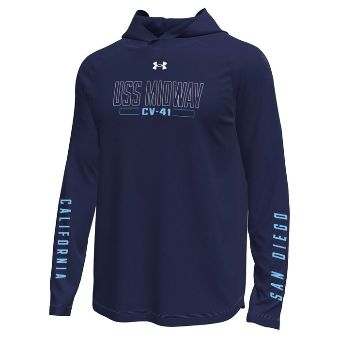 Under Armour USS Midway Museum Tech Long Sleeve Hooded T-Shirt