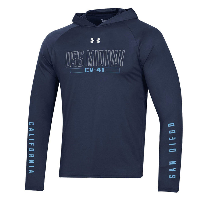 Under Armour USS Midway Museum Tech Long Sleeve Hooded T-Shirt