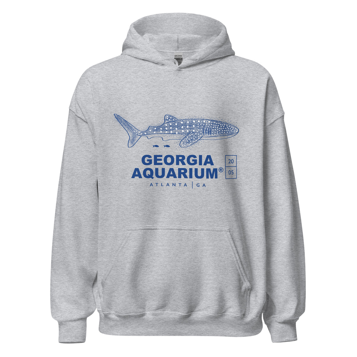 R.SATOH Lions パーカー 2XL グレー Adult Hooded Sweatshirt Whale Shark - Georgia Aquarium — Muze Merch