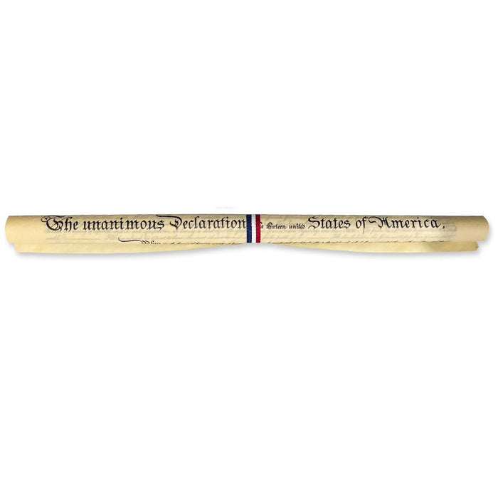 Rolled and Tied Declaration of Independence