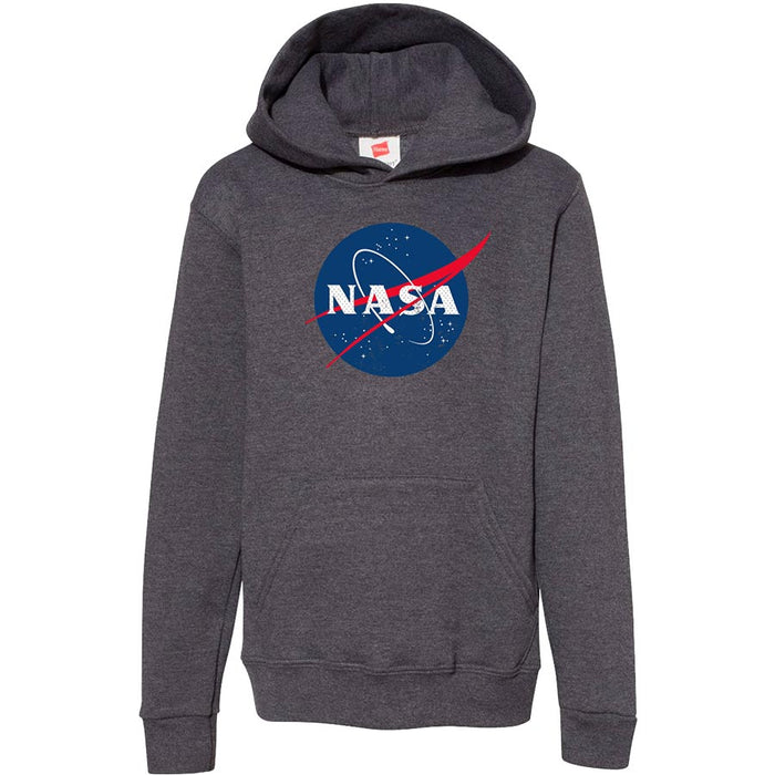 Kids NASA Logo Hooded Sweatshirt - Intrepid Museum