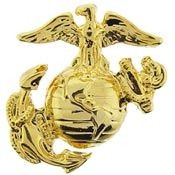 Gold Eagle Globe & Anchor Lapel Pin - Marine Corps Museum