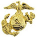 Gold Eagle Globe & Anchor Lapel Pin - Marine Corps Museum