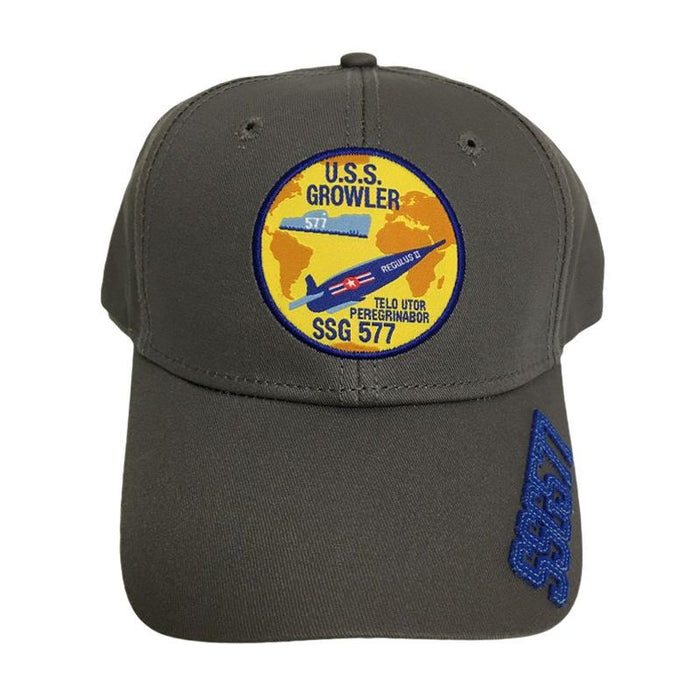 USS GROWLER SSG577 EMBROIDERED CAP