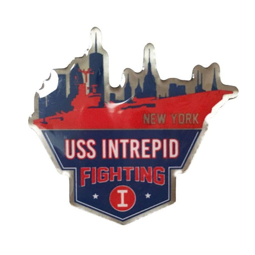 USS Intrepid Fighting I Lapel Pin.