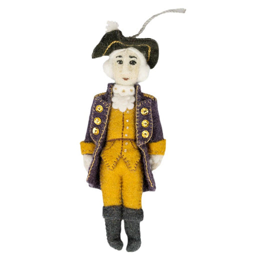 George Washington Felt Christmas Ornament