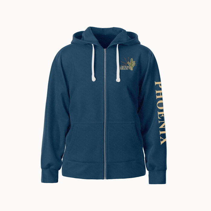 Arizona Icon Zip Up Hooded Sweatshirt