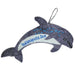 Indianapolis Zoo Eco friendly Wool Dolphin Christmas Ornament