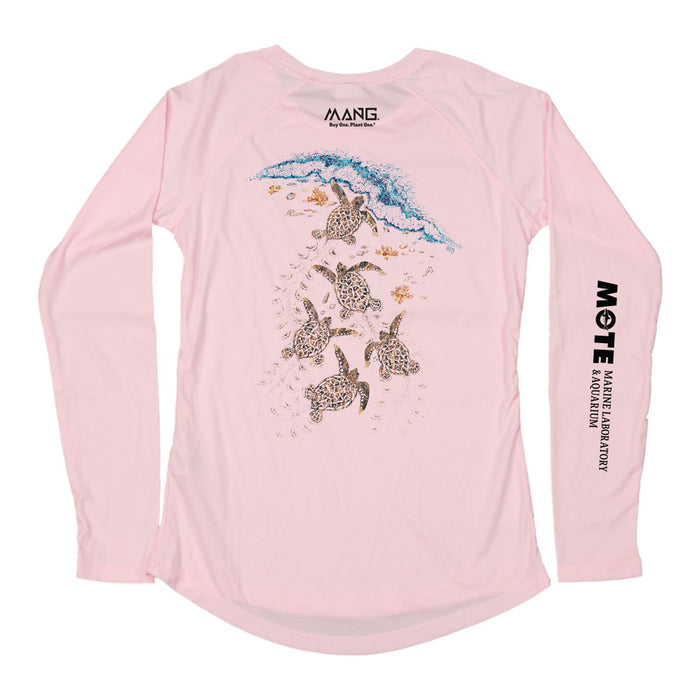 MANG Mote Marine Laboratory Turtle Women's Long Sleeve T-Shirt