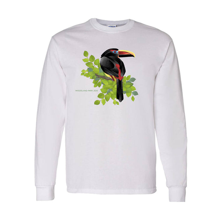 Woodland Park Zoo Green Aracari Long Sleeve T-Shirt