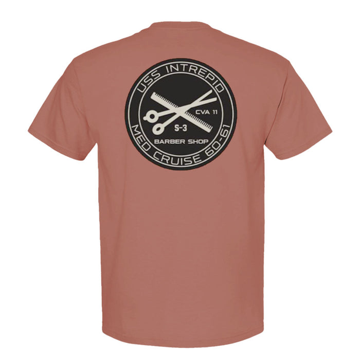 Intrepid Barber Shop Crew Patch T-Shirt