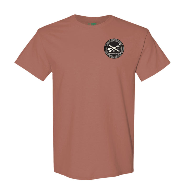 Intrepid Barber Shop Crew Patch T-Shirt