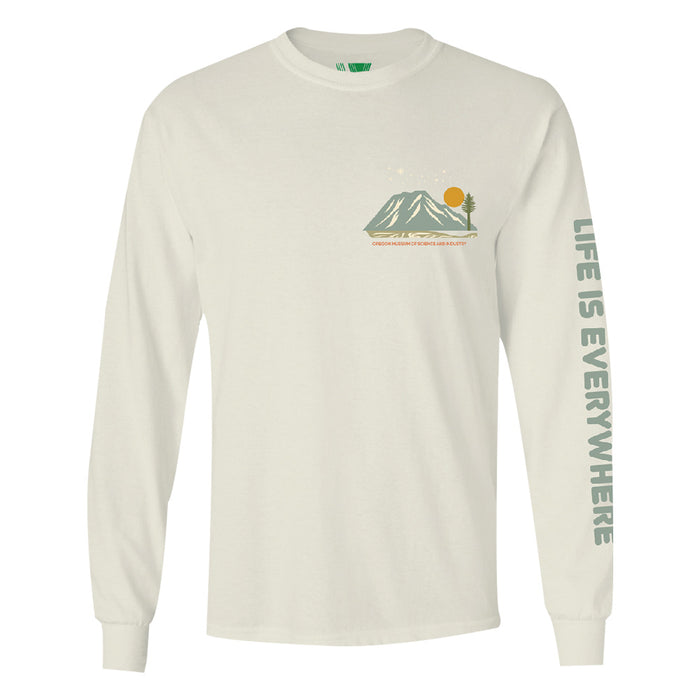 Oregon Museum of Science and Industry Mountain Life Long Sleeve T-Shirt