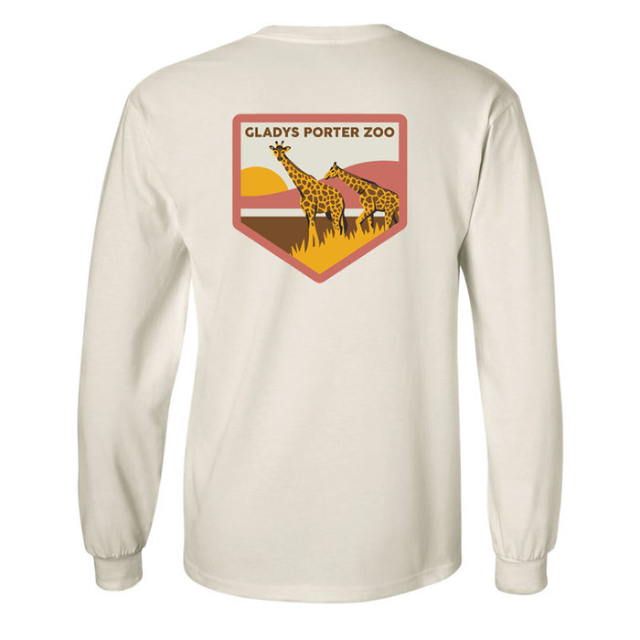 Gladys Porter Zoo Giraffe Long Sleeve T-Shirt