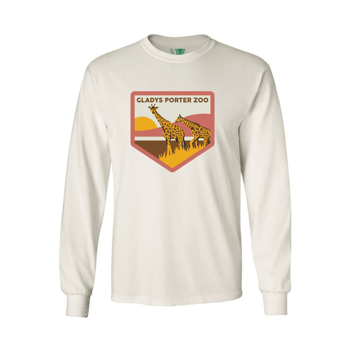 Gladys Porter Zoo Giraffe Long Sleeve Youth T-Shirt