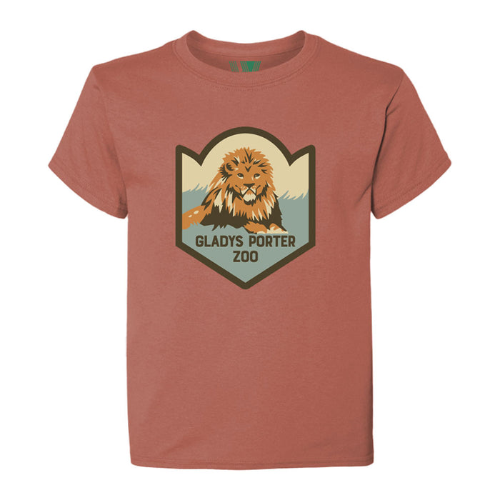 Gladys Porter Zoo Lion Youth T-Shirt