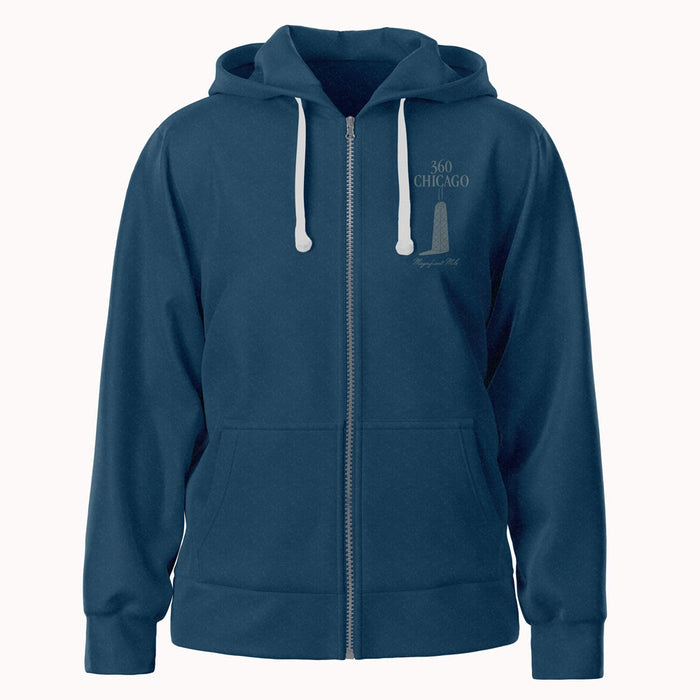 360 Chicago City Icons Zip-Up Sweatshirt