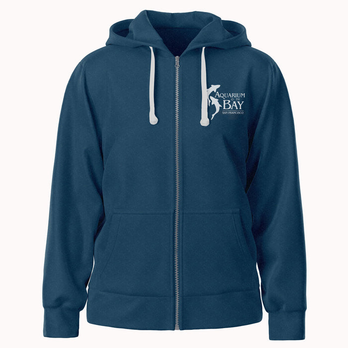 Aquarium of the Bay Shark Tunnel Zip-Up Hooded Sweatshirt