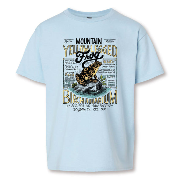 Birch Aquarium Mountain Yellow Frog Youth T-Shirt