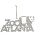 Stainless Steel Zoo Atlanta Panda Christmas Ornament